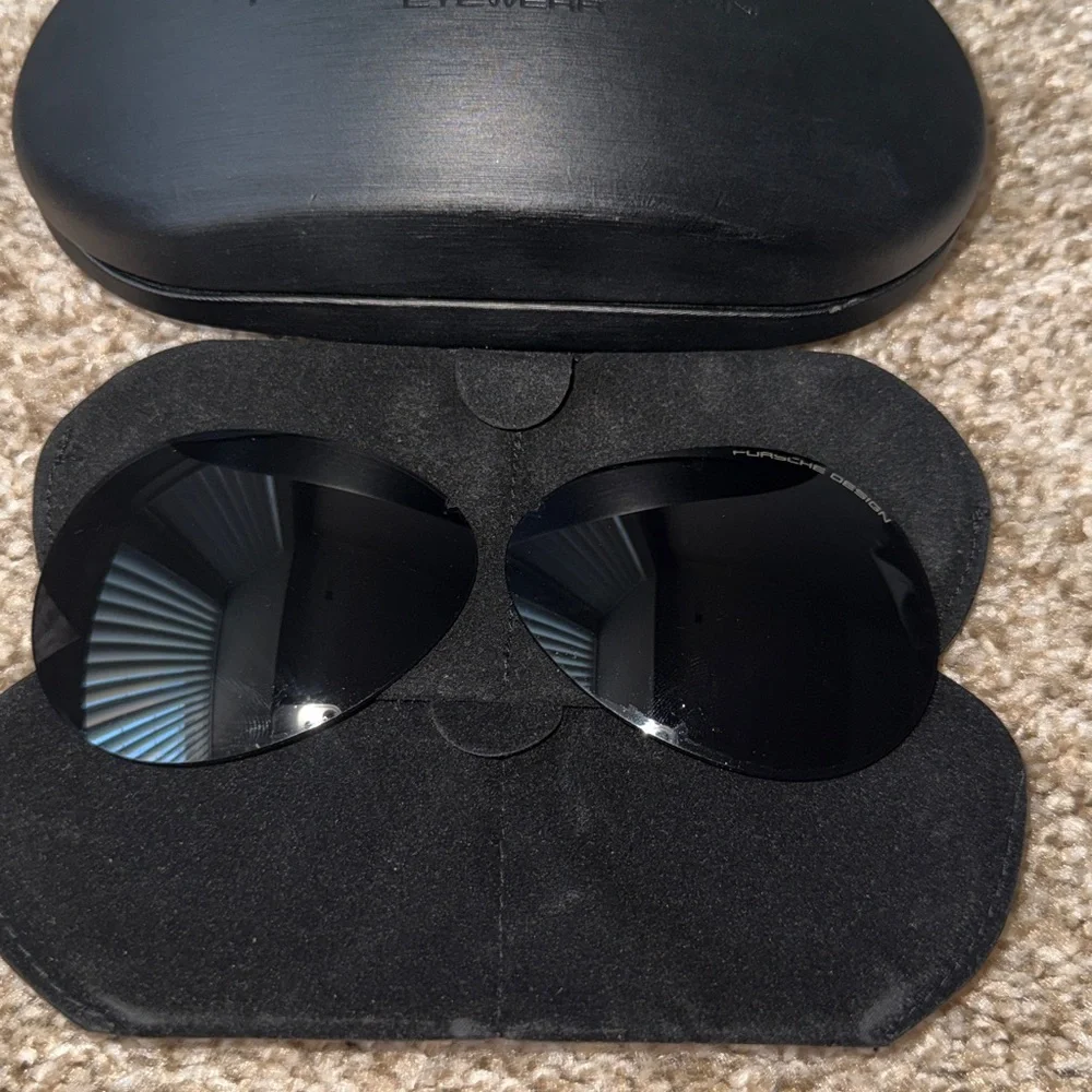 100% AUTHENTIC PORSCHE DESIGN LENSES 3 SETS FITS LP8478 USED W/CASE!! - Picture 5 of 14